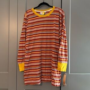 Big bud press long sleeve striped T-shirt 4XL